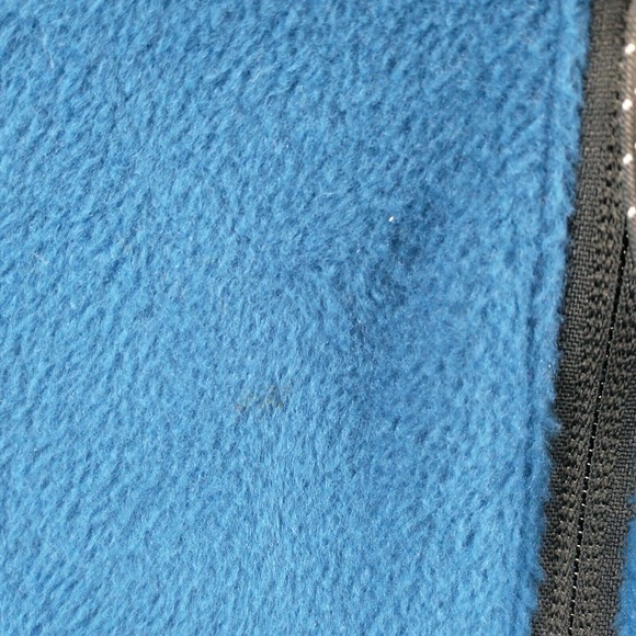 Eddie Bauer Men's Zip Up Fleece Vest Blue M Zipped Pockets Mock Neck Outdoor - Picture 4 of 13